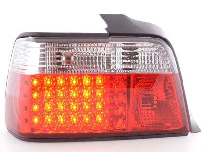 LED Rückleuchten Set BMW 3er Limousine Typ E36 Bj. 91-98 rot/weiß
