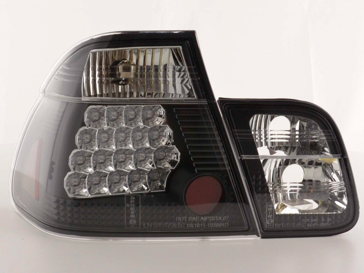 LED Rückleuchten Set BMW 3er Limousine Typ E46 Bj. 98-01 schwarz