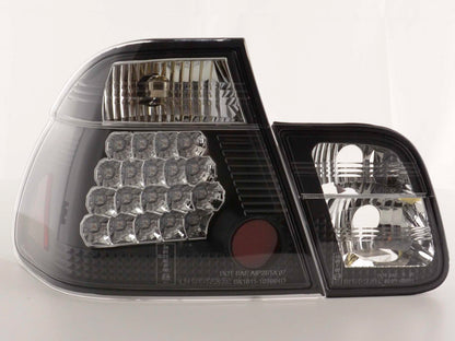 LED Rückleuchten Set BMW 3er Limousine Typ E46 Bj. 98-01 schwarz