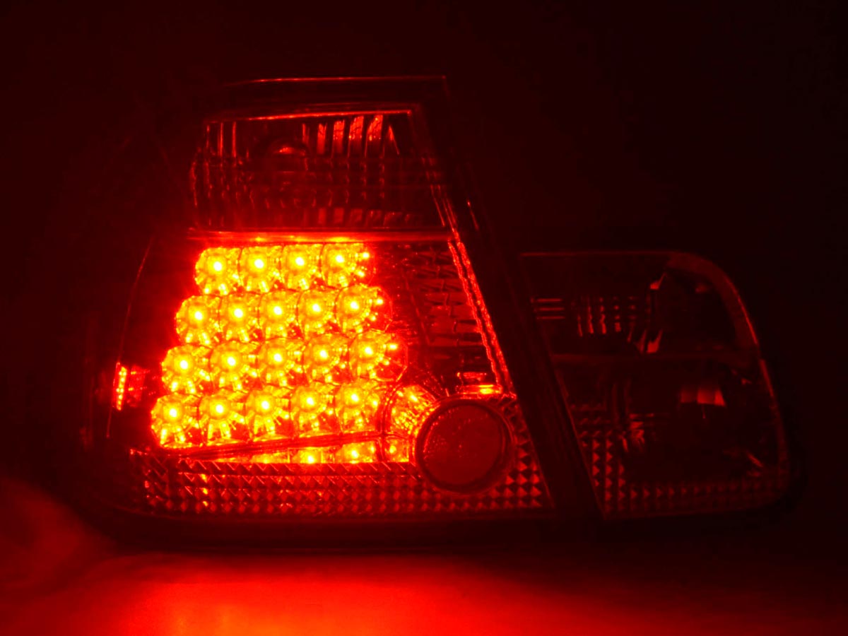 LED Rückleuchten Set BMW 3er Limousine Typ E46 Bj. 01-05 klar/rot