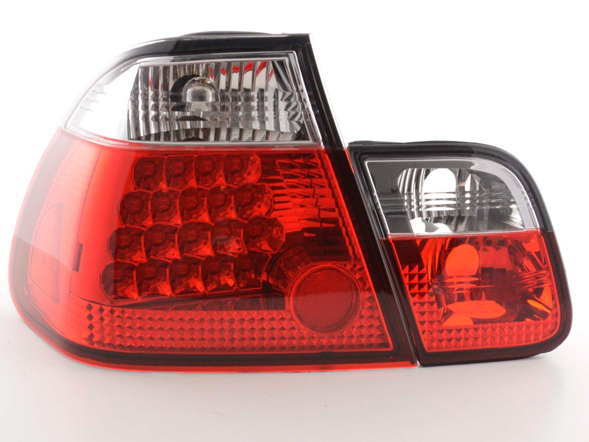 LED Rückleuchten Set BMW 3er Limousine Typ E46 Bj. 01-05 klar/rot