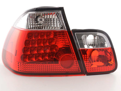 LED Rückleuchten Set BMW 3er Limousine Typ E46 Bj. 01-05 klar/rot