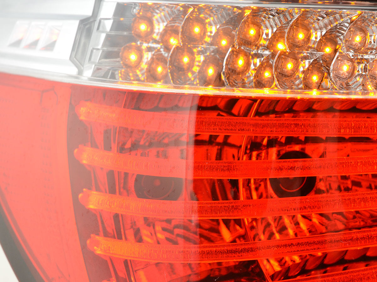 LED Rückleuchten Set Lightbar BMW 5er E60 Limo Bj. 07-09 rot/klar