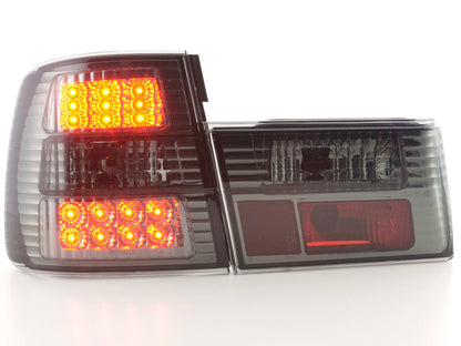 LED Rückleuchten Set BMW 5er Typ E34 Bj. 88-94 schwarz