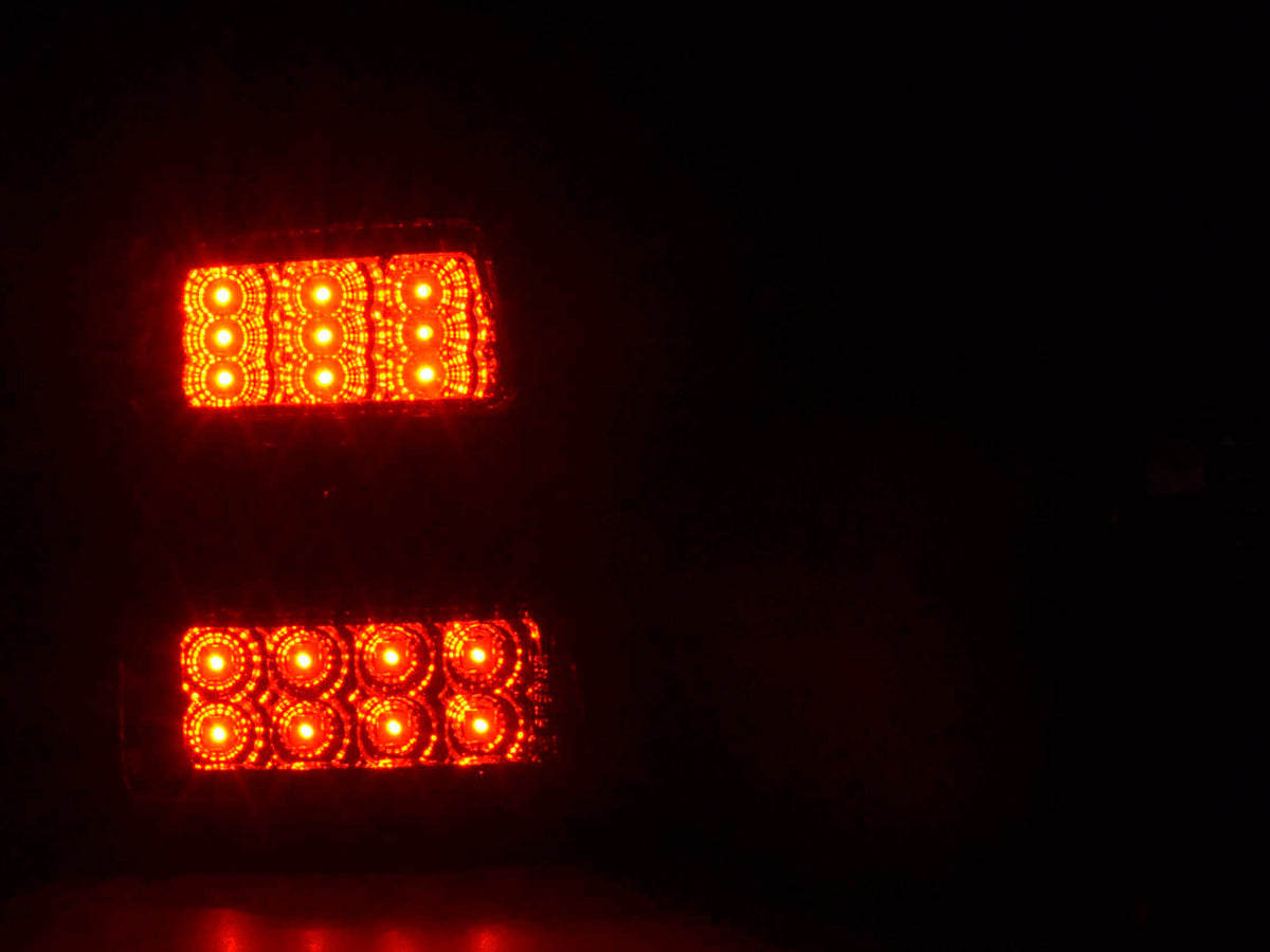 LED Rückleuchten Set BMW 5er Typ E34 Bj. 88-94 schwarz