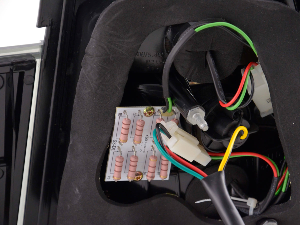 LED Rückleuchten Set BMW 5er Typ E34 Bj. 88-94 schwarz