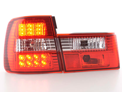LED Rückleuchten Set BMW 5er Typ E34 Bj. 88-94 klar/rot