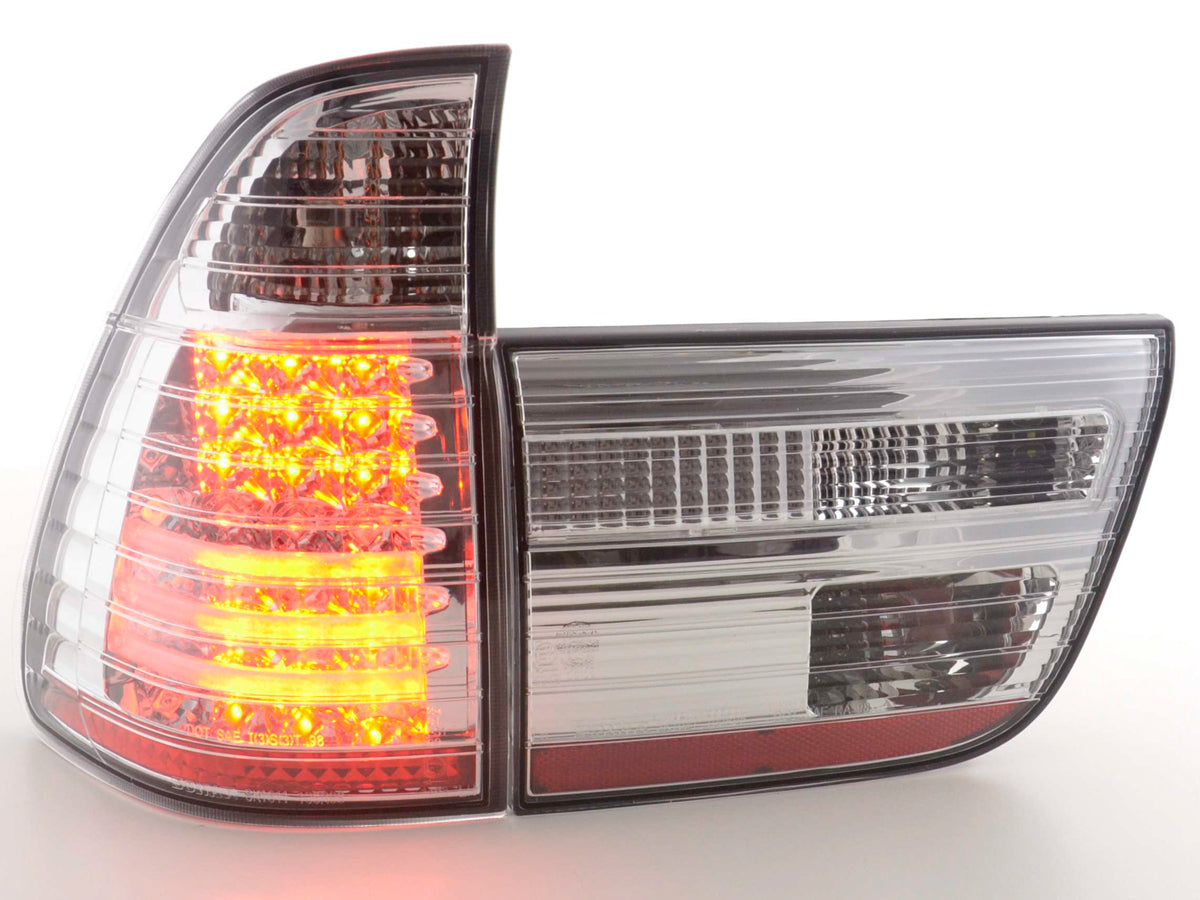 LED Rückleuchten Set BMW X5 E53 Bj. 98-02 chrom