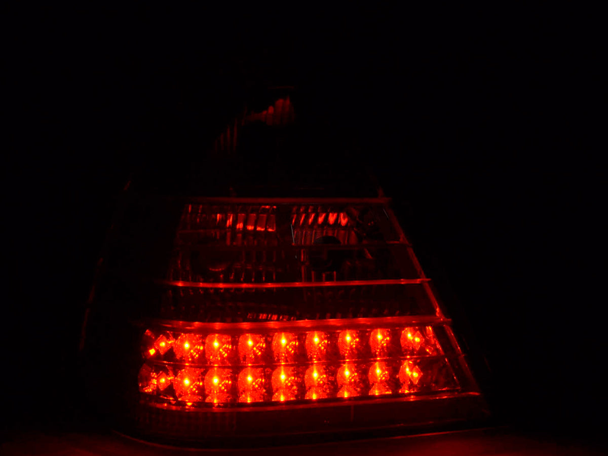 LED Rückleuchten Set Mercedes C-Klasse Typ W202 Bj. 96-00 chrom