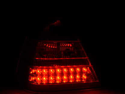 LED Rückleuchten Set Mercedes C-Klasse Typ W202 Bj. 96-00 chrom