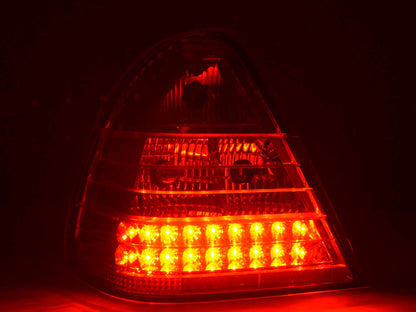 LED Rückleuchten Set Mercedes C-Klasse Typ W202 Bj. 96-00 chrom
