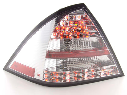 LED Rückleuchten Set Mercedes C-Klasse Typ W203 Limo Bj. 01-04 chrom