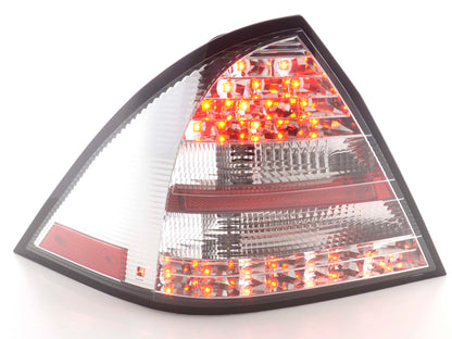 LED Rückleuchten Set Mercedes C-Klasse Typ W203 Limo Bj. 01-04 chrom