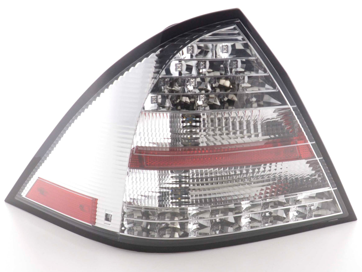 LED Rückleuchten Set Mercedes C-Klasse Typ W203 Limo Bj. 01-04 chrom