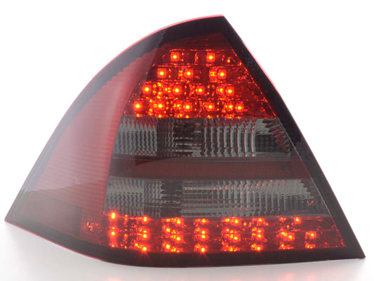 LED Rückleuchten Set Mercedes C-Klasse W203 Limo Bj. 05-07 rot/schwarz