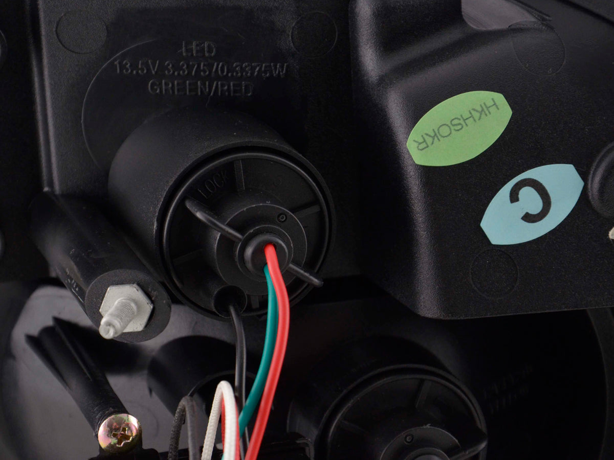 LED Rückleuchten Set Opel Astra G 3/5-trg Bj. 98-03 schwarz