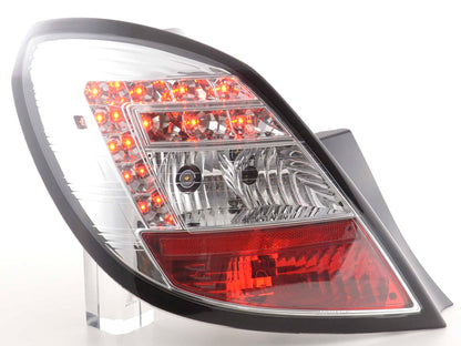LED Rückleuchten Set Opel Corsa D 5-türig Bj. 06-10 chrom