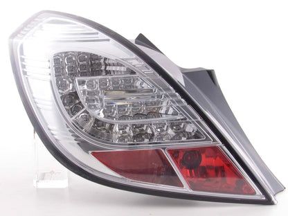 LED Rückleuchten Set Opel Corsa D 3-türig Bj. 06-10 chrom