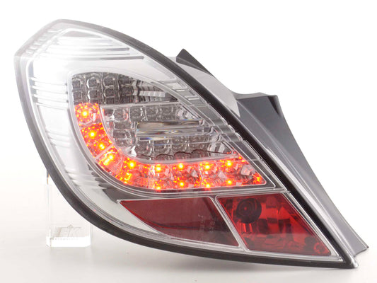 LED Rückleuchten Set Opel Corsa D 3-türig Bj. 06-10 chrom