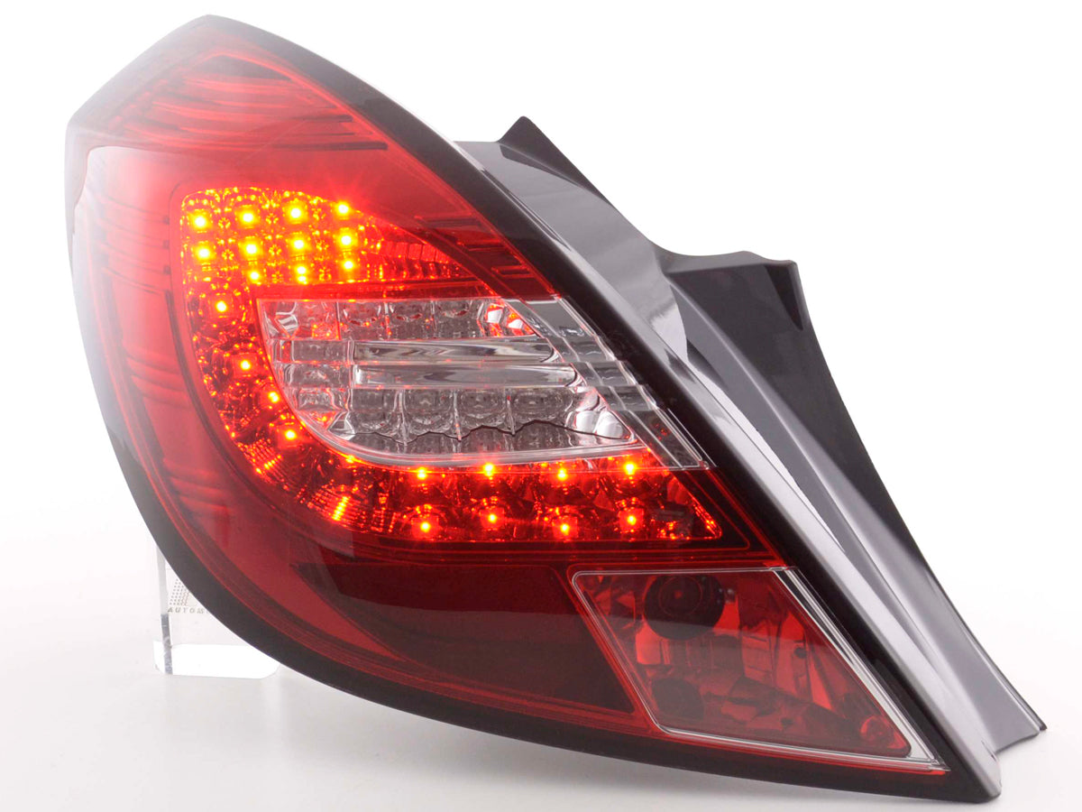 LED Rückleuchten Set Opel Corsa D 3-türig Bj. 06-10 rot/klar