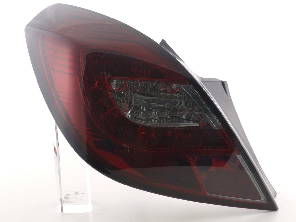 LED Rückleuchten Set Opel Corsa D 3-türig Bj. 06-10 rot/schwarz