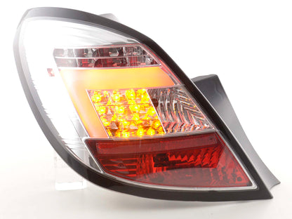 LED Rückleuchten Set Opel Corsa D 5-türig Bj. 06-10 chrom