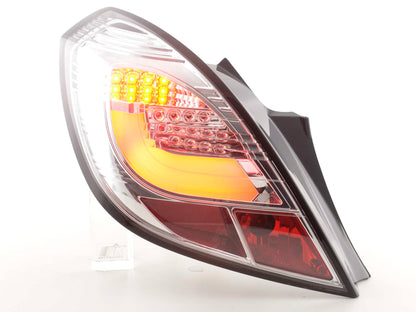 LED Rückleuchten Set Opel Corsa D 3-türig Bj. 06-10 chrom