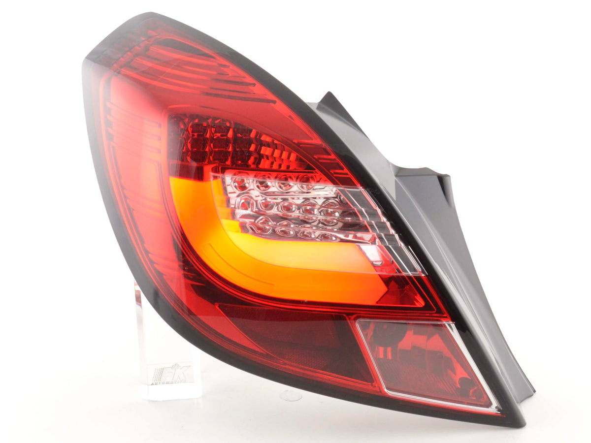 LED Rückleuchten Set Opel Corsa D 3-türig Bj. 06-10 rot/klar