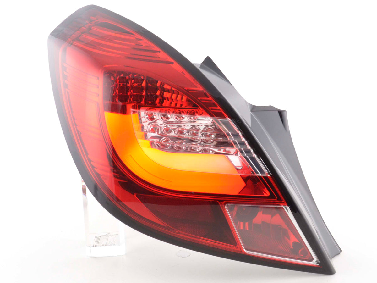 LED Rückleuchten Set Opel Corsa D 3-türig Bj. 06-10 rot/klar