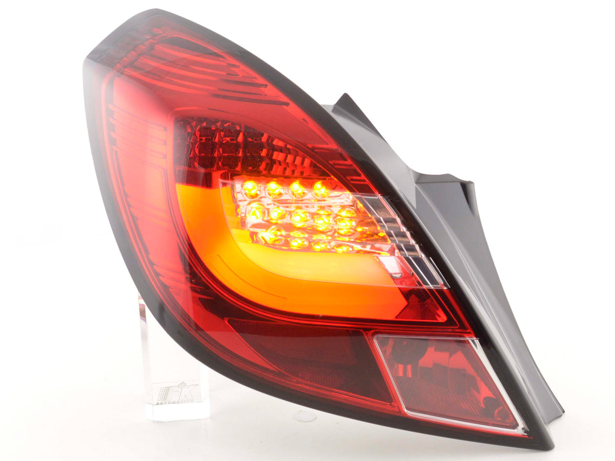 LED Rückleuchten Set Opel Corsa D 3-türig Bj. 06-10 rot/klar