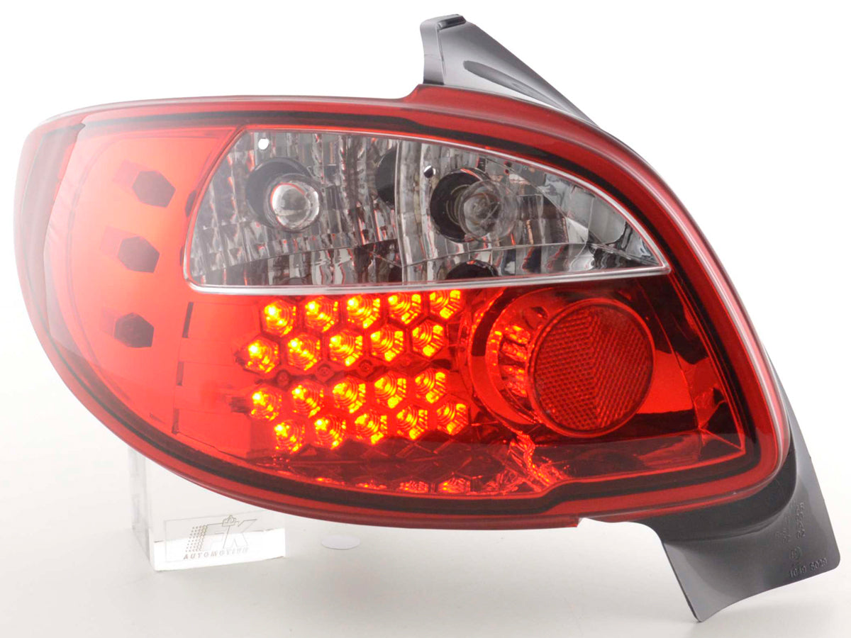 LED Rückleuchten Set Peugeot 206 3/5 trg. ohne Cabrio Bj. 98-05 rot