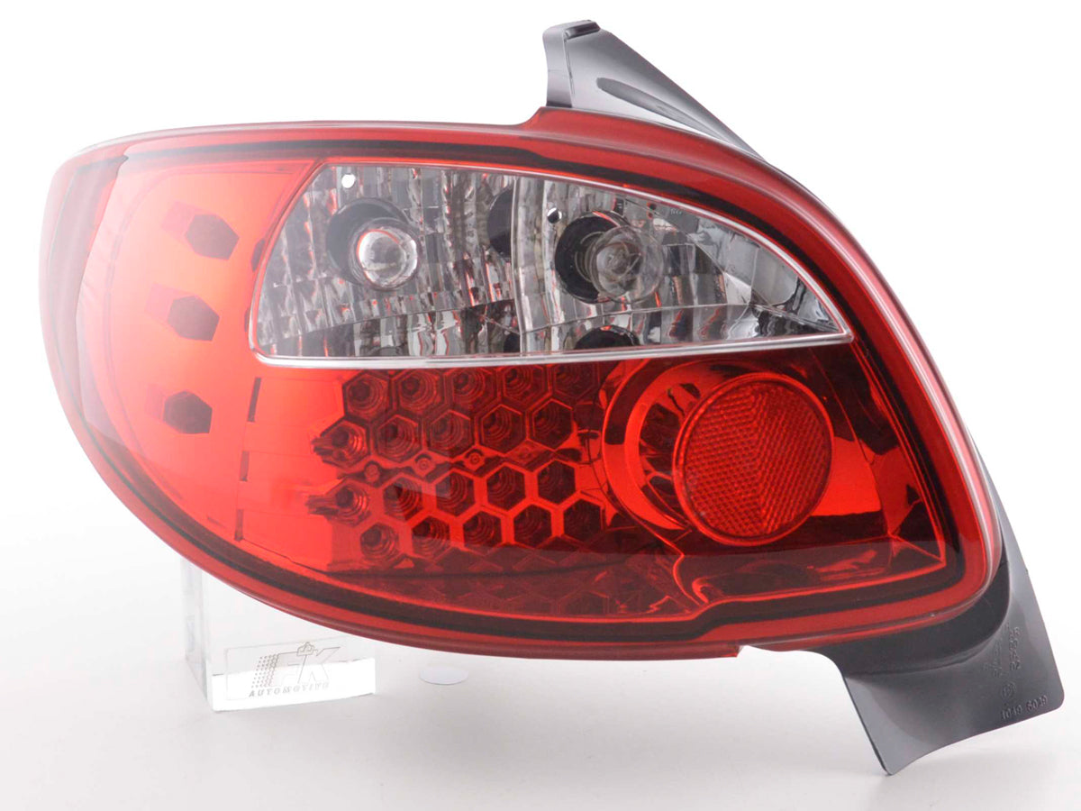 LED Rückleuchten Set Peugeot 206 3/5 trg. ohne Cabrio Bj. 98-05 rot