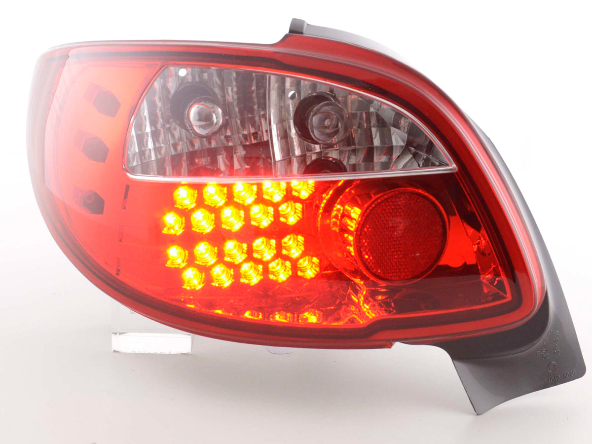 LED Rückleuchten Set Peugeot 206 CC Cabrio Bj. 98-05 klar/rot