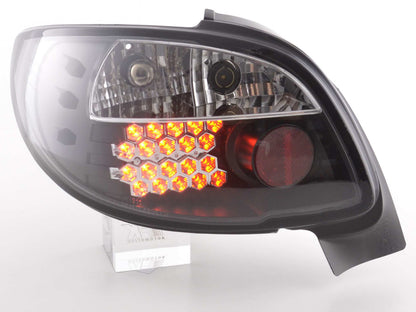 LED Rückleuchten Set Peugeot 206 CC Cabrio Bj. 98-05 schwarz