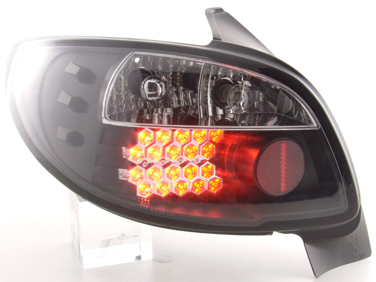 LED Rückleuchten Set Peugeot 206 3/5 trg. ohne Cabrio Bj. 98-05 schwarz