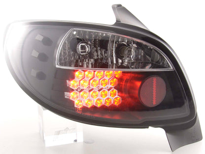 LED Rückleuchten Set Peugeot 206 3/5 trg. ohne Cabrio Bj. 98-05 schwarz