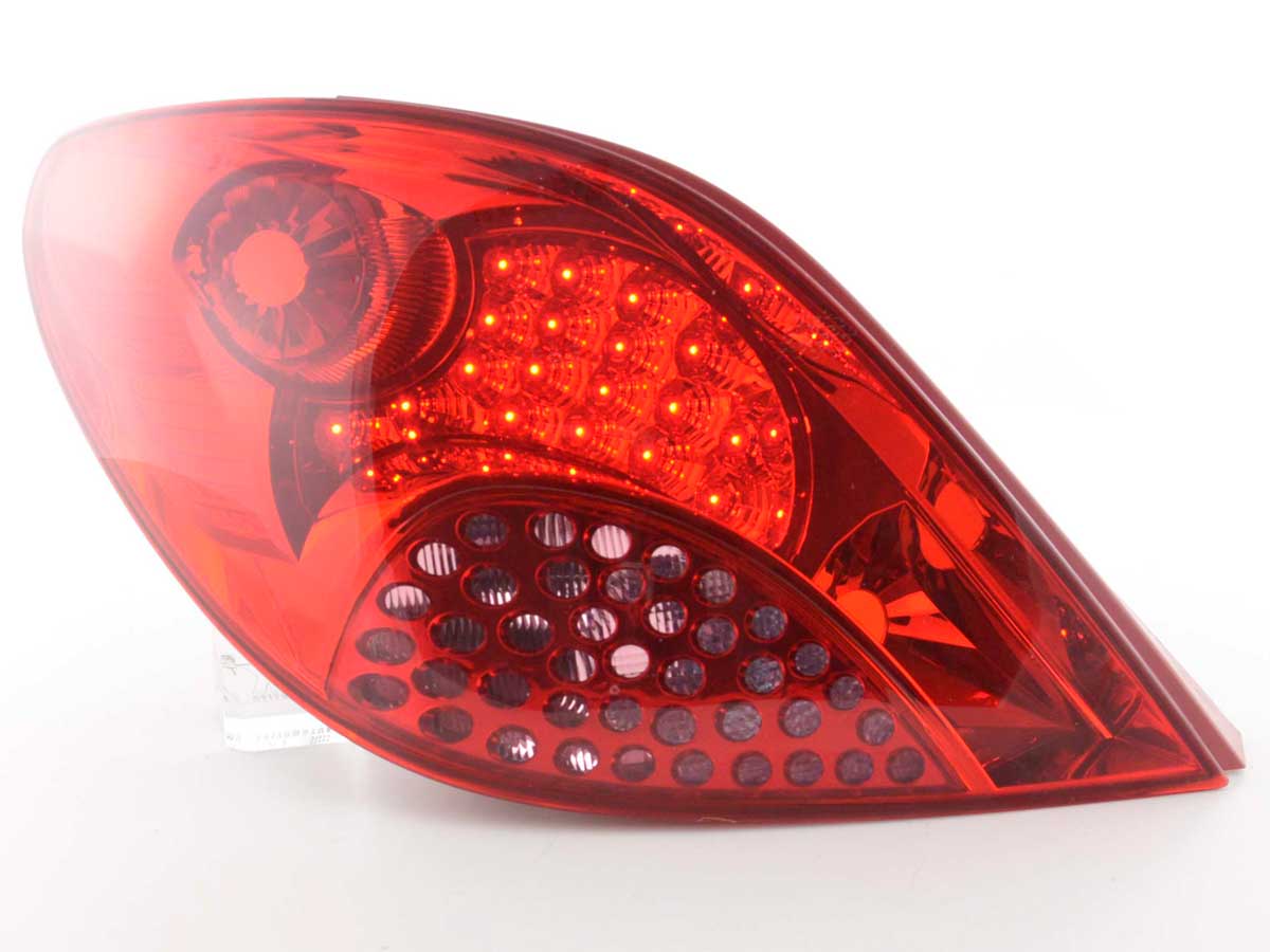 LED Rückleuchten Set Peugeot 207 Bj. 06-09 rot