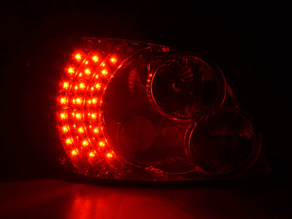 LED Rückleuchten Set Peugeot 307 Bj. 01-04 chrom