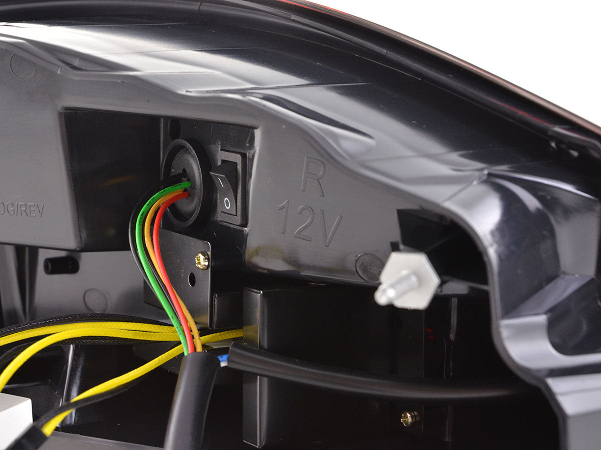 LED Rückleuchten Set Lightbar Porsche Boxster Typ 987  04-09 rot/klar