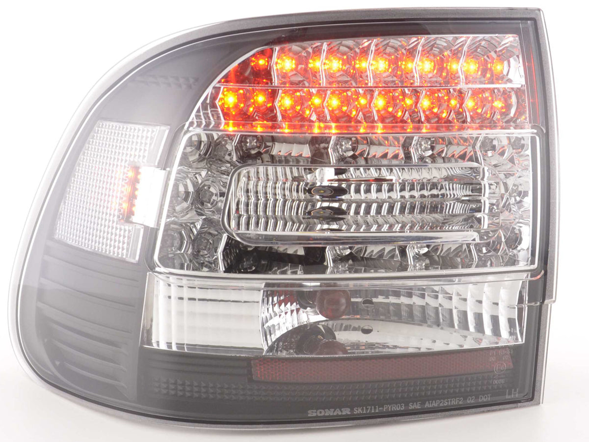 LED Rückleuchten Set Porsche Cayenne Typ 955 Bj. 02-06 schwarz