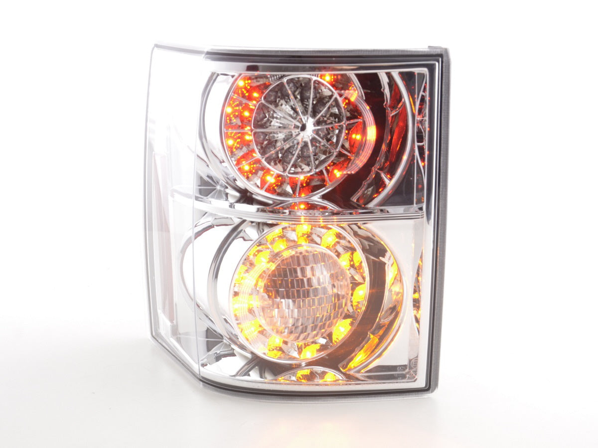 LED Rückleuchten Set Land Rover Range Rover Bj. 02-05 chrom mit Led Blinker