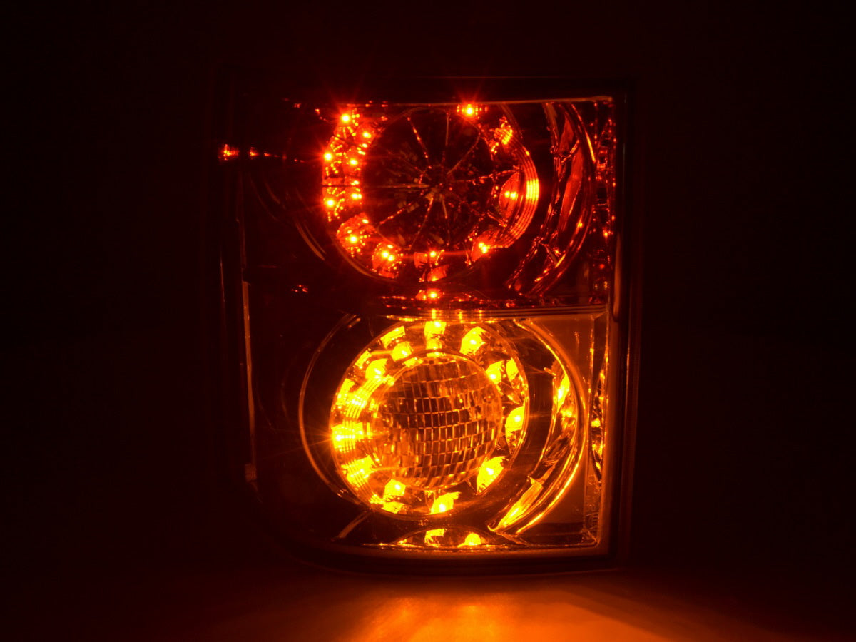 LED Rückleuchten Set Land Rover Range Rover Bj. 02-05 chrom mit Led Blinker