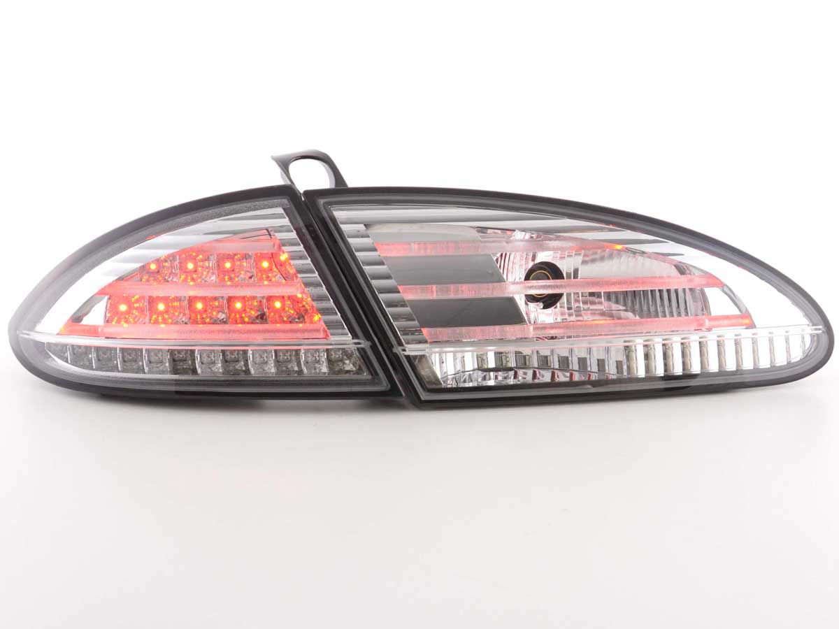 LED Rückleuchten Set Seat Leon Typ 1P  05-09 chrom