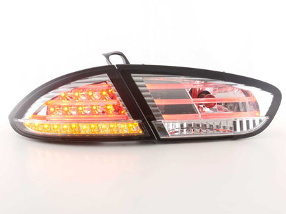 LED Rückleuchten Set Seat Leon Typ 1P Bj. 09-12 chrom