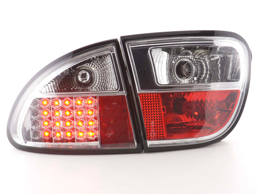 LED Rückleuchten Set Seat Leon Typ 1M Bj. 1999-2005 chrom