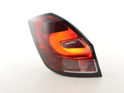 LED Rückleuchten Set Skoda Fabia 5-türig Bj. ab 2007 klar/rot