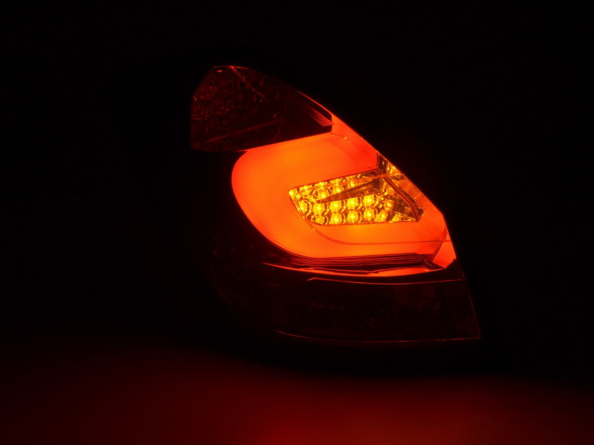 LED Rückleuchten Set gebraucht Skoda Fabia 5-türig Bj. ab 2007 schwarz