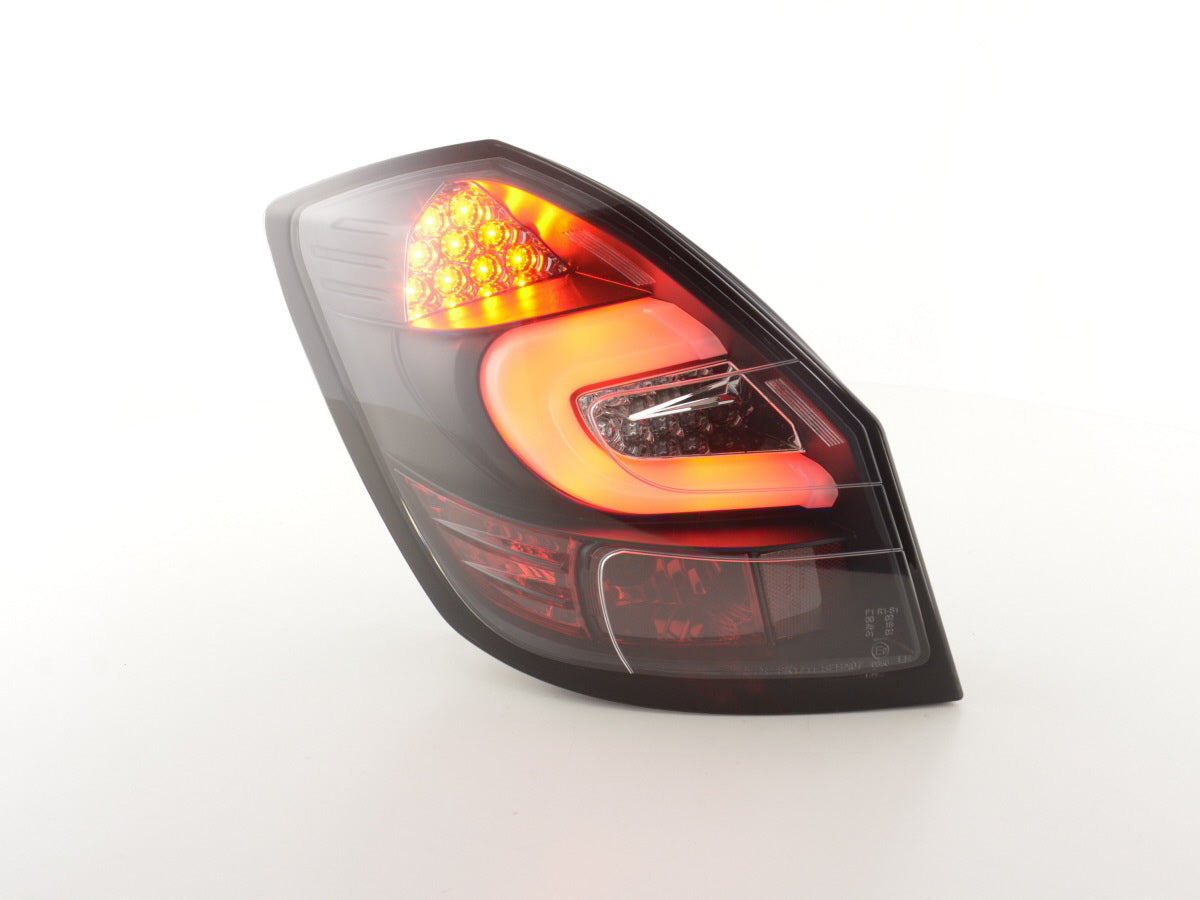 LED Rückleuchten Set Skoda Fabia 5-türig Bj. ab 2007 schwarz