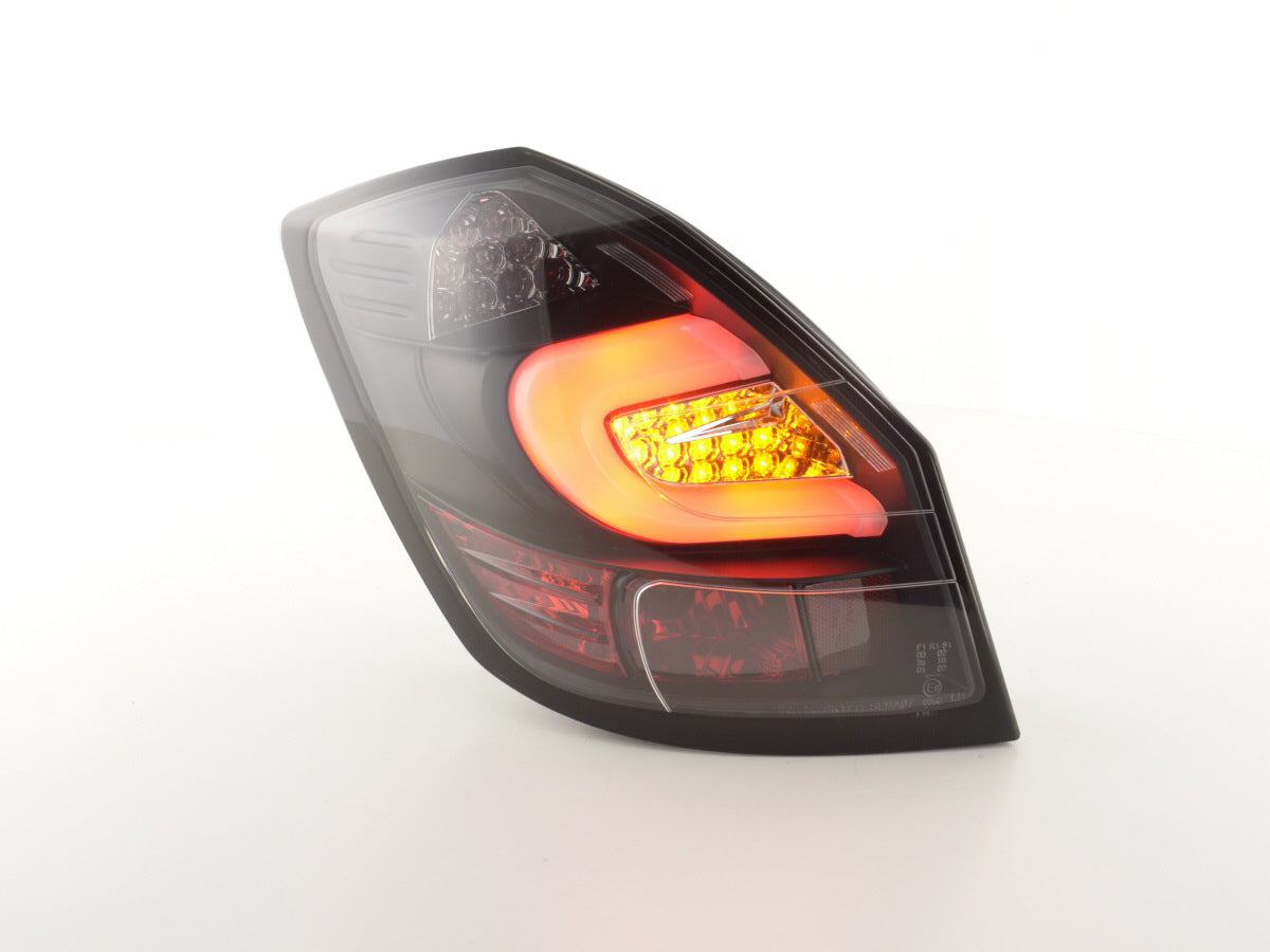 LED Rückleuchten Set Skoda Fabia 5-türig Bj. ab 2007 schwarz