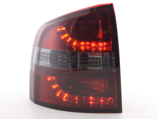 LED Rückleuchten Set Skoda Octavia Combi Typ 1Z Bj. 05-12 rot/schwarz